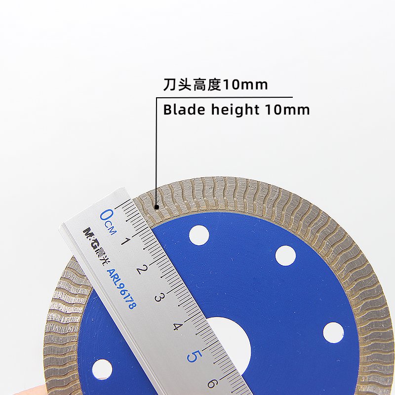 105mm Blue Wave Rim Ceramic Tile Blade - product view 4