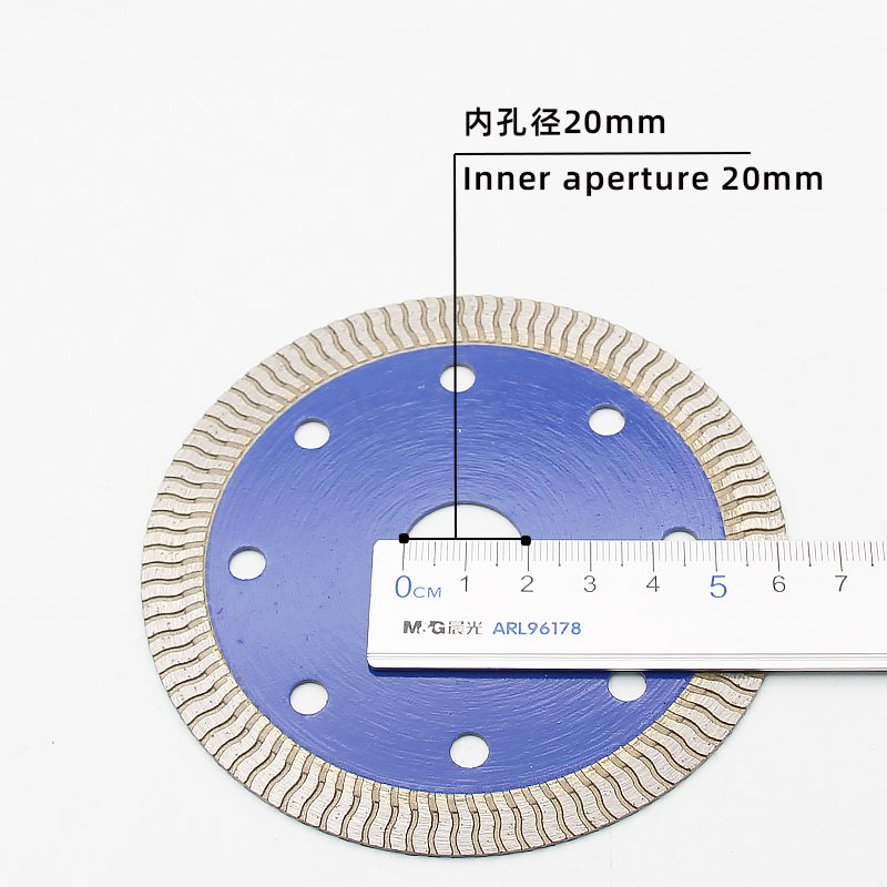 105mm Blue Wave Rim Ceramic Tile Blade - product view 5