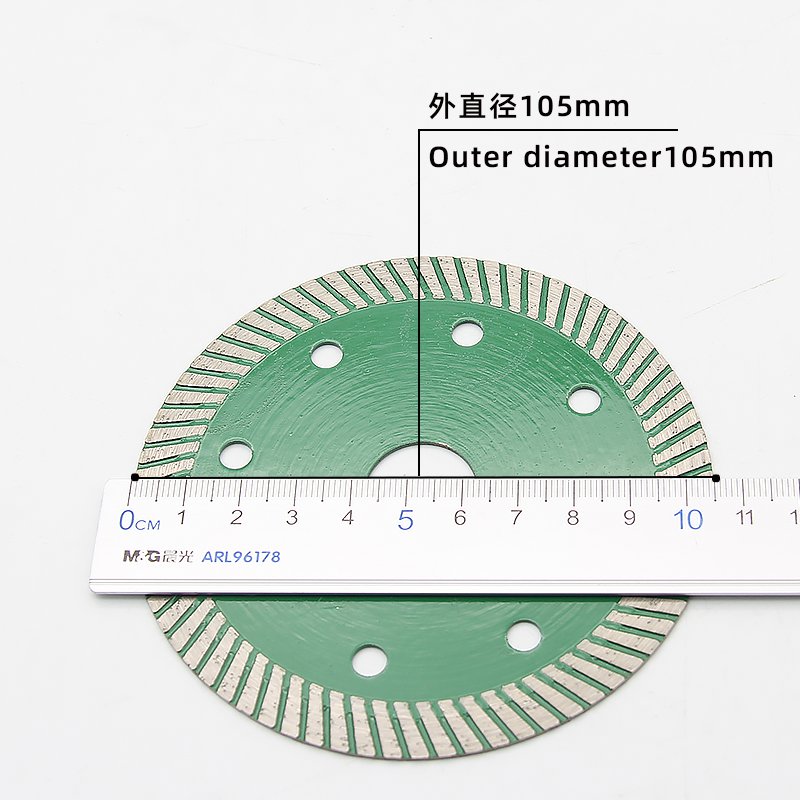 105mm 72-Tooth Corrugated Ceramic Tile Blade - product view 3