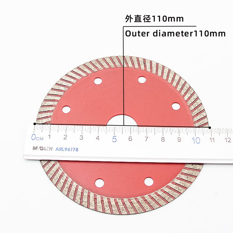 110mm 72-Tooth Corrugated Ceramic Cutting Blade - product view 5