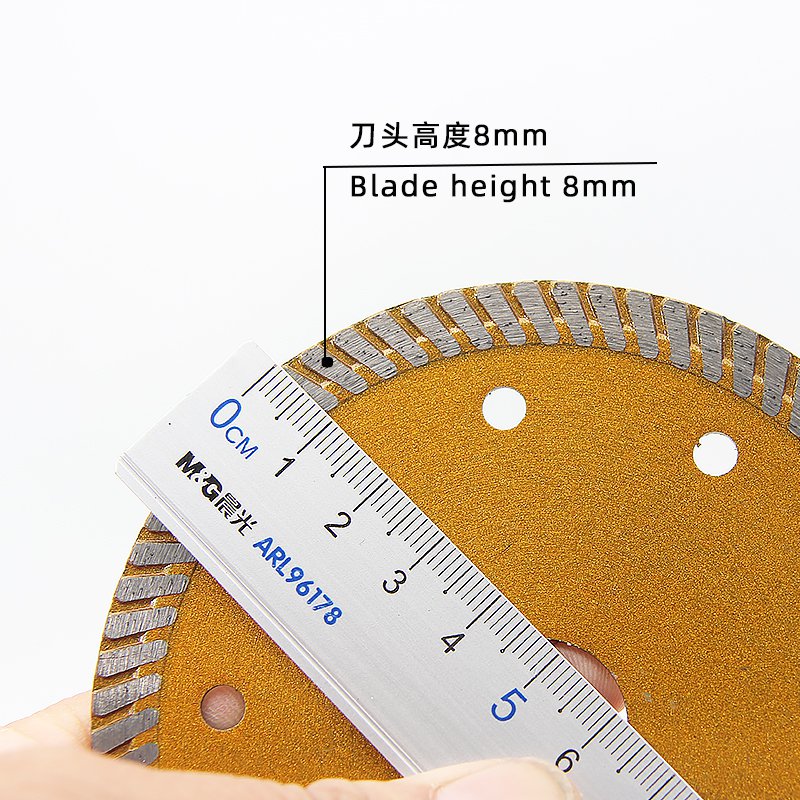 110mm Corrugated Continuous Rim Stone Blade - product view 4