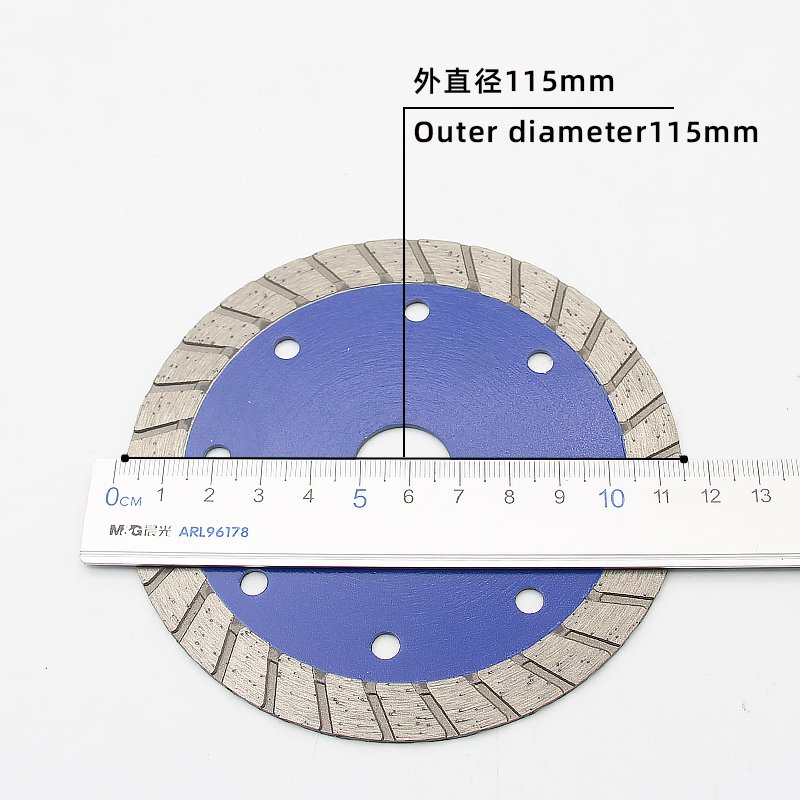 110mm 30-Tooth Corrugated Stone Cutting Blade - product view 3