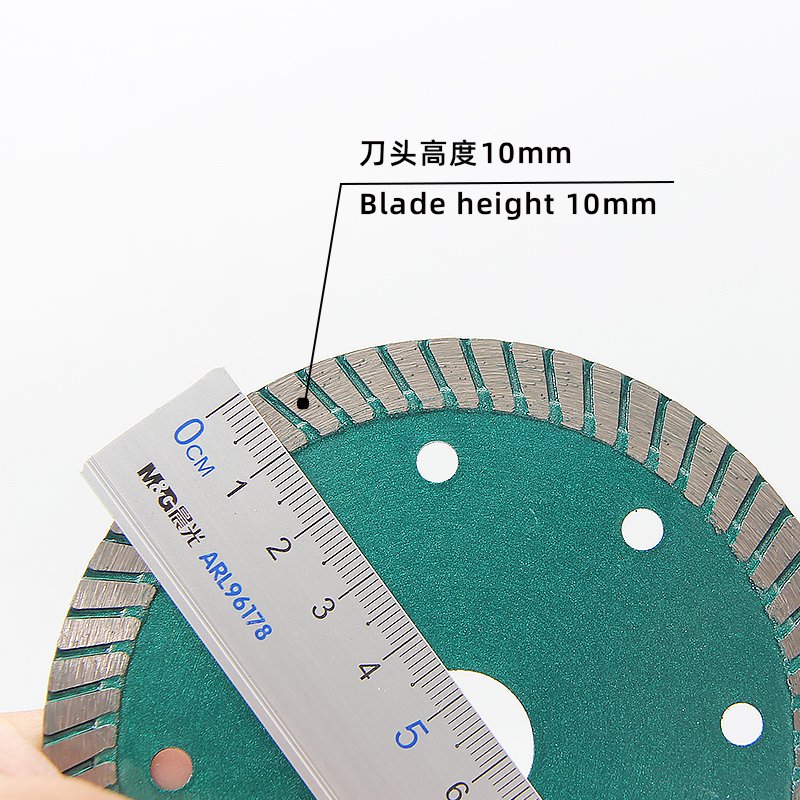 110mm Corrugated Ceramic Tile Blade with 1.1mm Thickness - product view 4