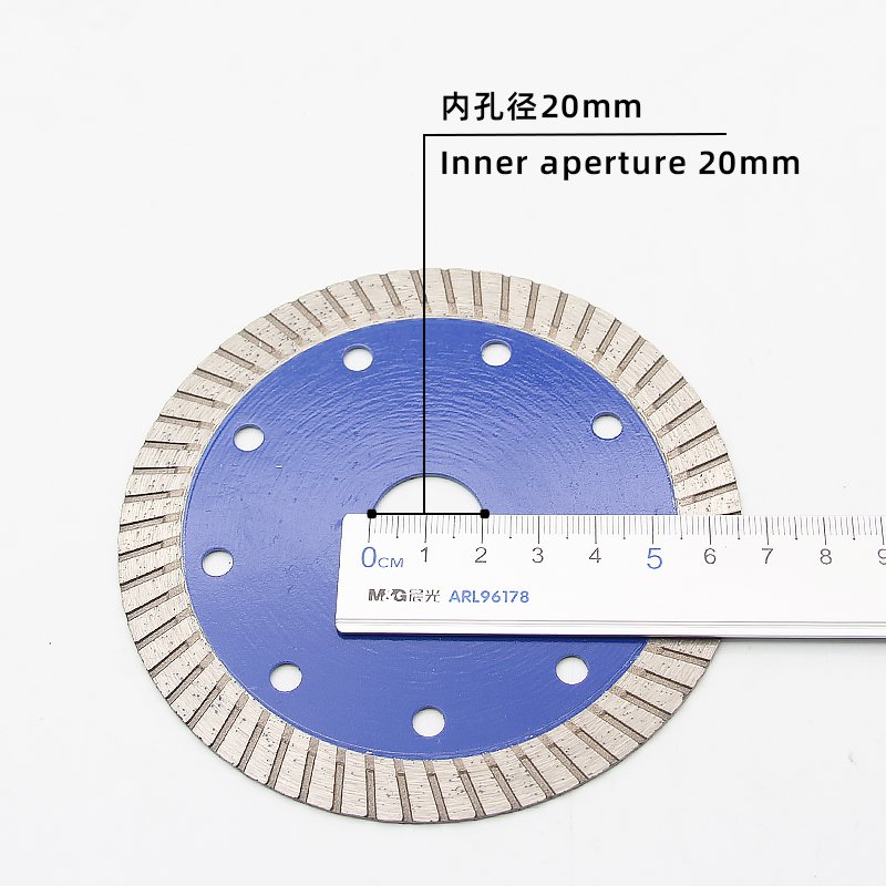 110mm Blue 58-Tooth Diamond Cutting Blade - product view 4