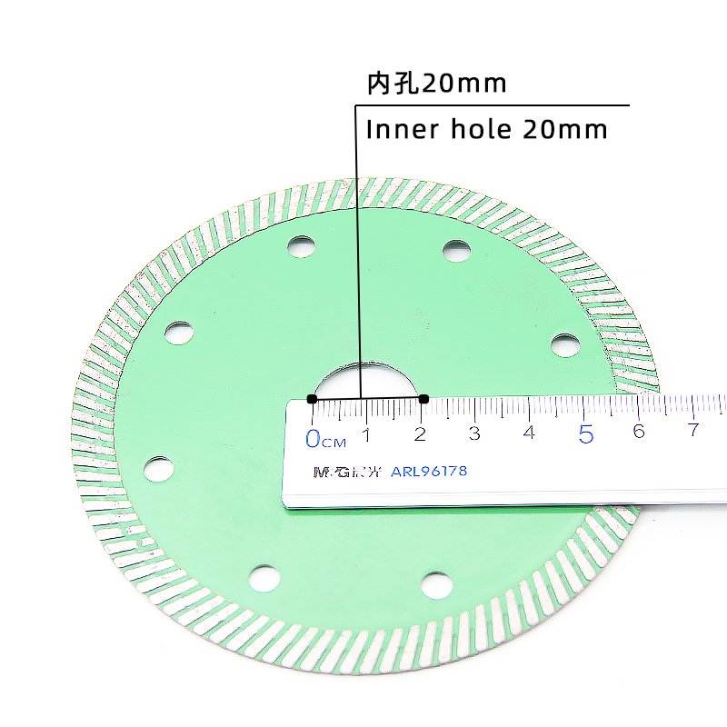 110mm Corrugated Ceramic Tile Blade with 1.2mm Thickness - product view 3