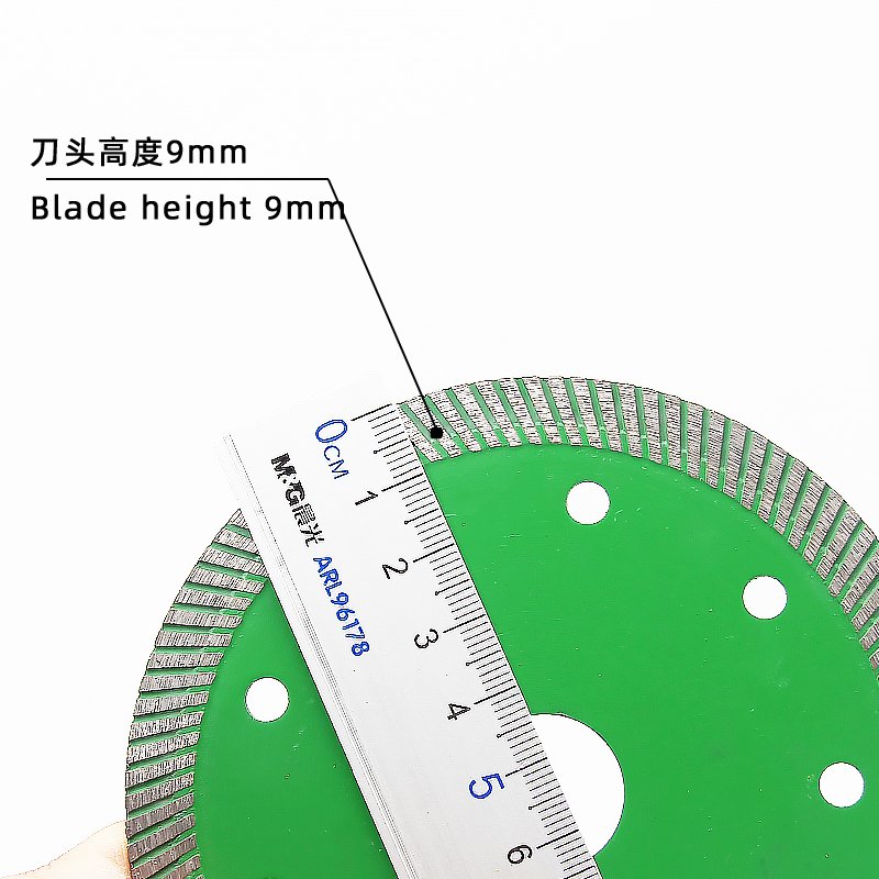 110mm Corrugated Ceramic Tile Blade with 1.2mm Thickness - product view 4