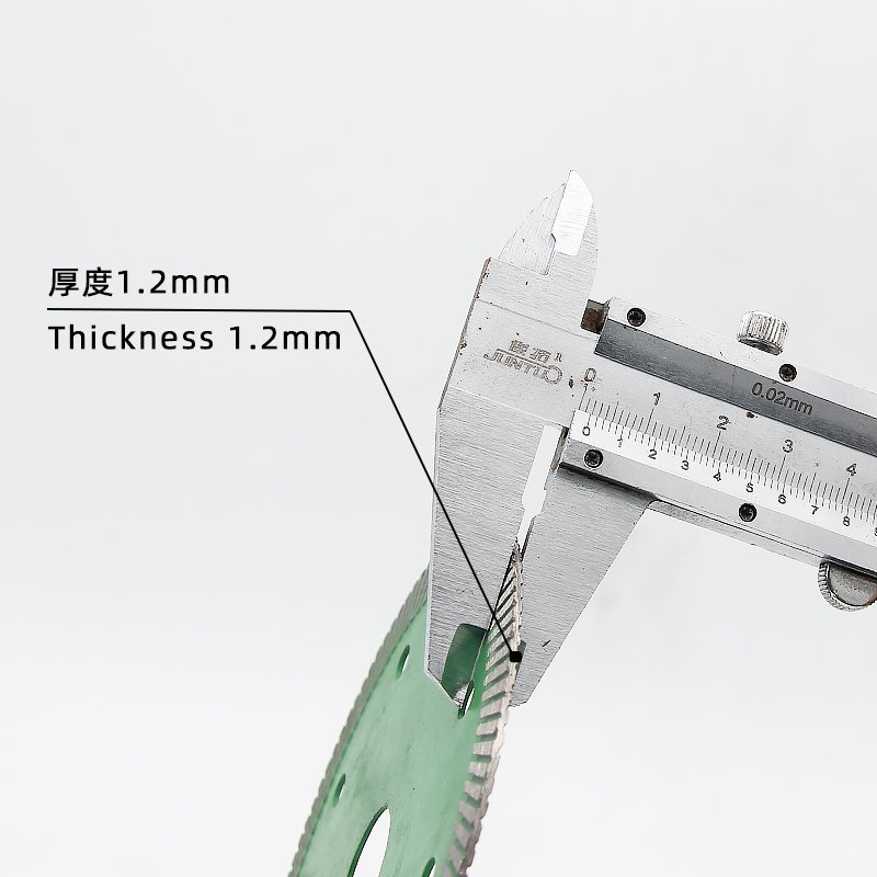 110mm Corrugated Ceramic Tile Blade with 1.2mm Thickness - product view 5
