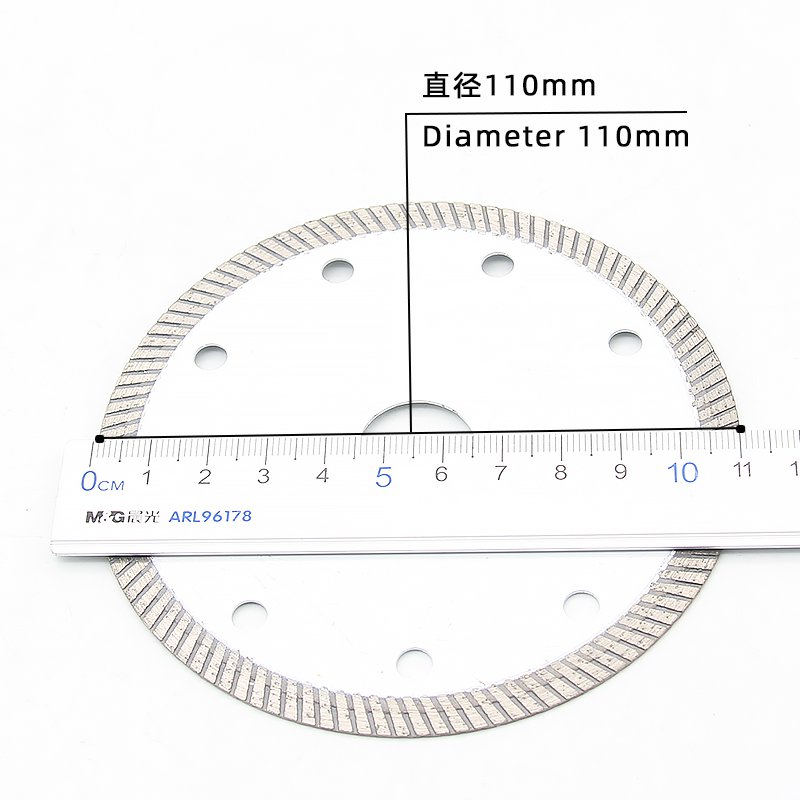 110mm Small Corrugated Tile Blade with 7mm Segment - product view 3