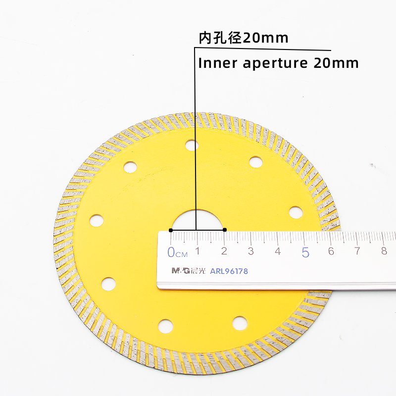 110mm Yellow Small Corrugated Tile Blade - product view 4
