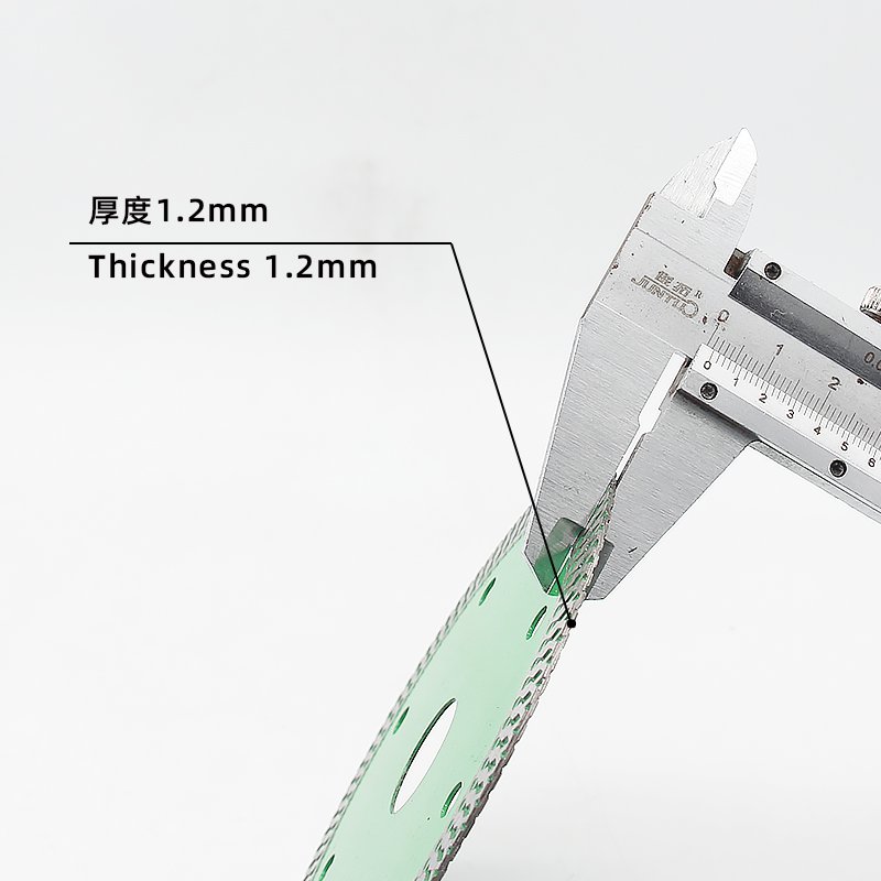 110mm Green Mesh Rim Ceramic Tile Blade - product view 6