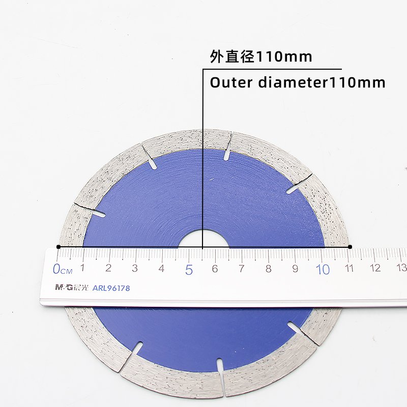 110mm Blue U-Tooth Ceramic Chamfering Blade - product view 5