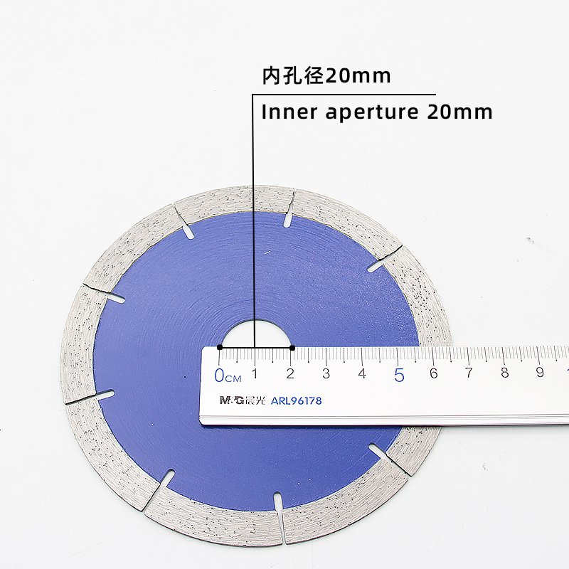 110mm Blue U-Tooth Ceramic Chamfering Blade - product view 4