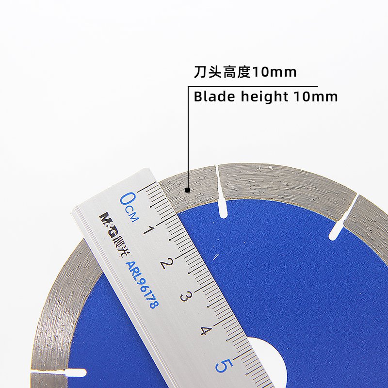 110mm Blue U-Tooth Ceramic Chamfering Blade - product view 3
