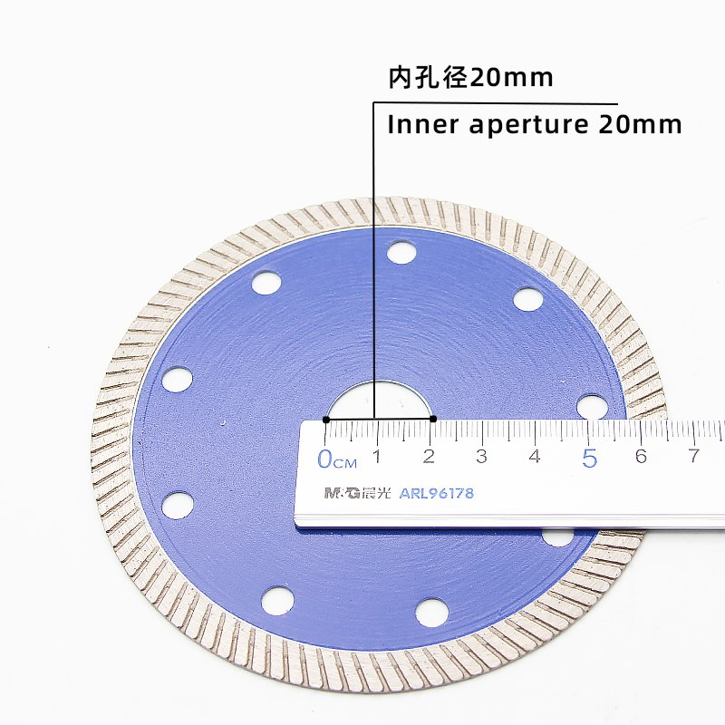 110mm Blue Corrugated Ceramic Tile Blade - product view 4
