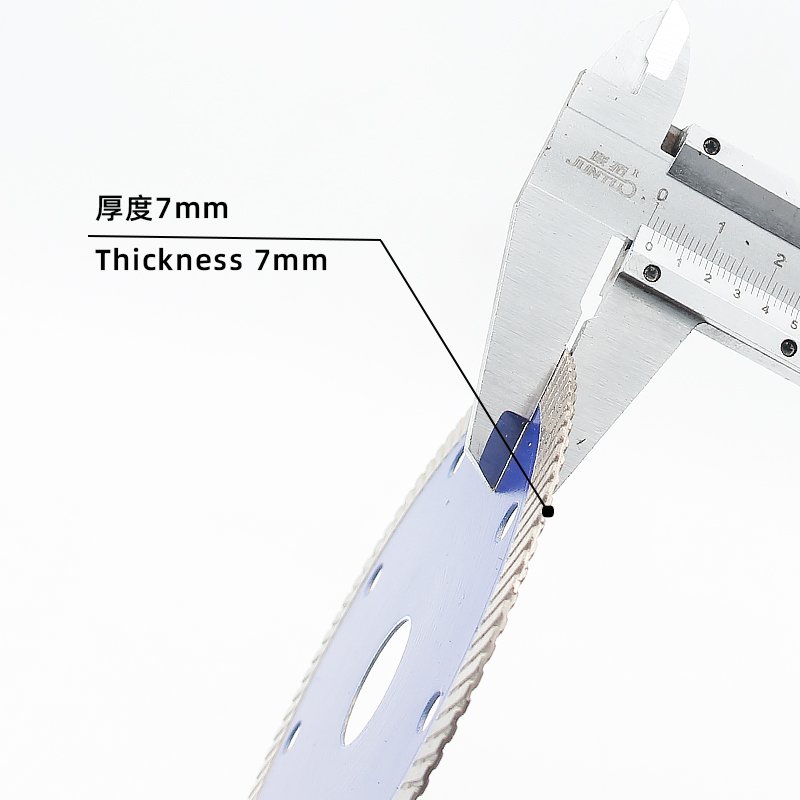 110mm Blue Corrugated Ceramic Tile Blade - product view 6