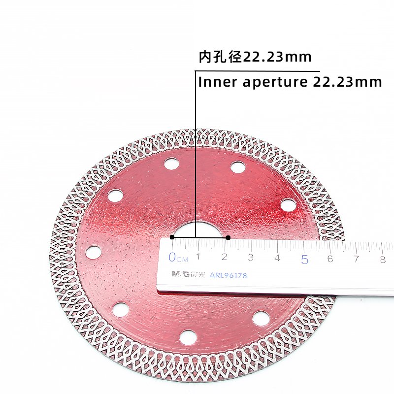 115mm Transparent Red Ceramic Tile Blade - product view 4