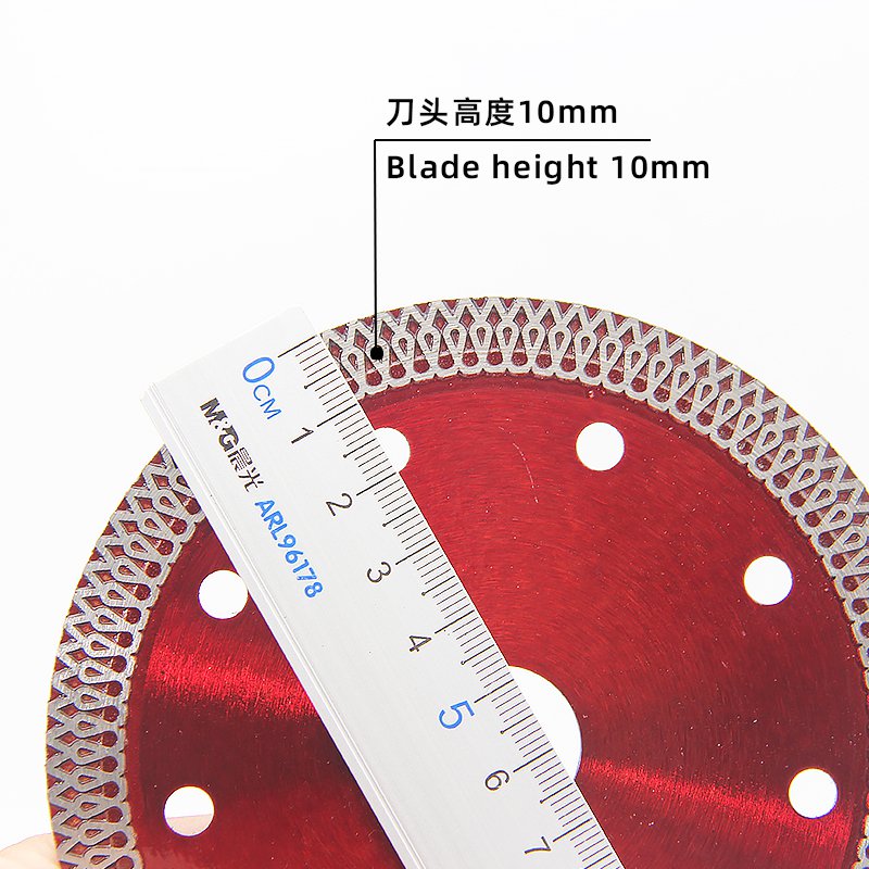 115mm Transparent Red Ceramic Tile Blade - product view 5