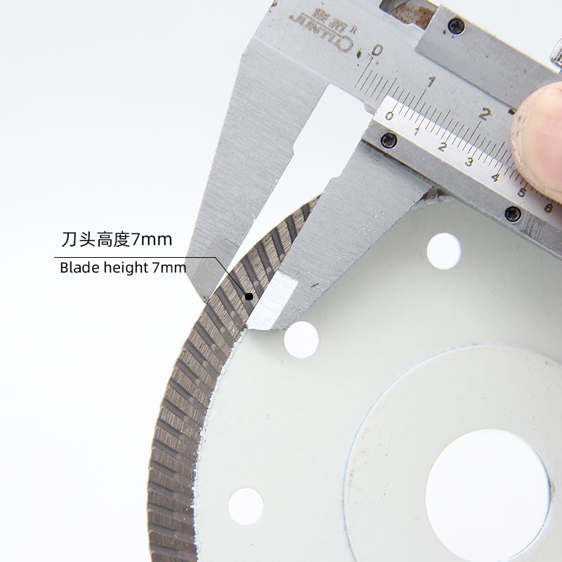 115mm Small Corrugated Reinforced Flange Tile Blade - product view 2