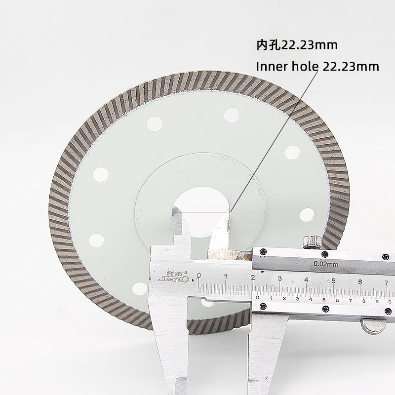 115mm Small Corrugated Reinforced Flange Tile Blade - product view 3