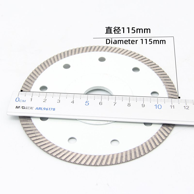 115mm Small Corrugated Reinforced Flange Tile Blade - product view 4