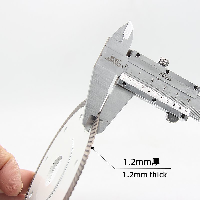 115mm Small Corrugated Reinforced Flange Tile Blade - product view 6
