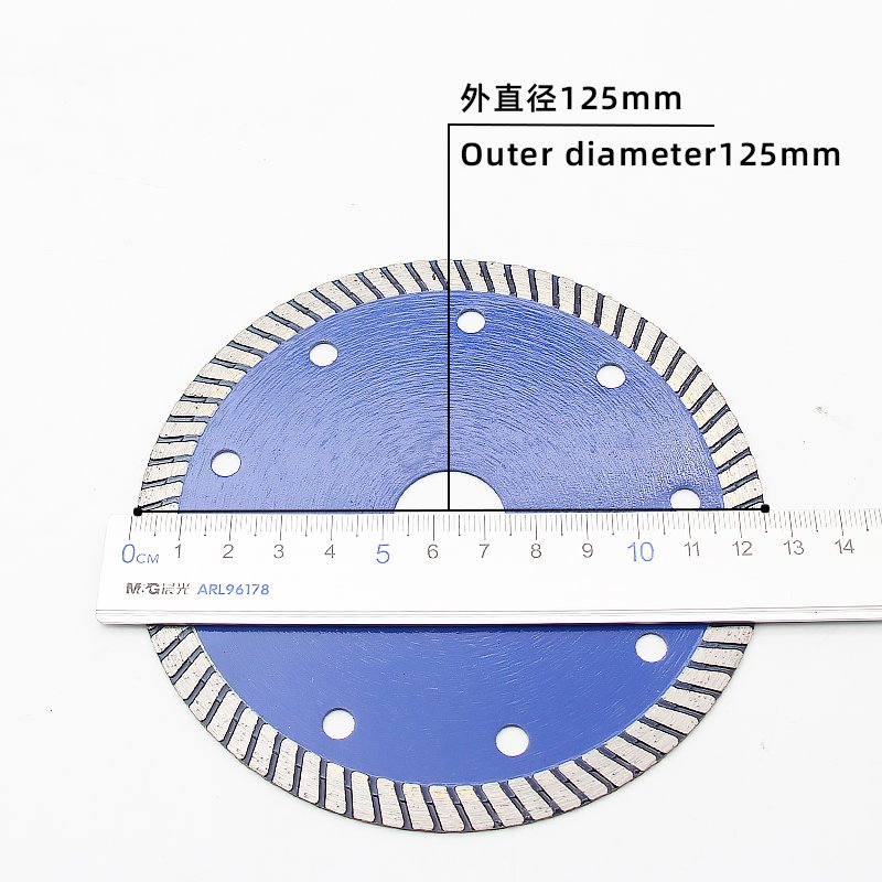 125mm Ultra-Thin Ceramic Tile Blade with 7mm Segment - product view 3