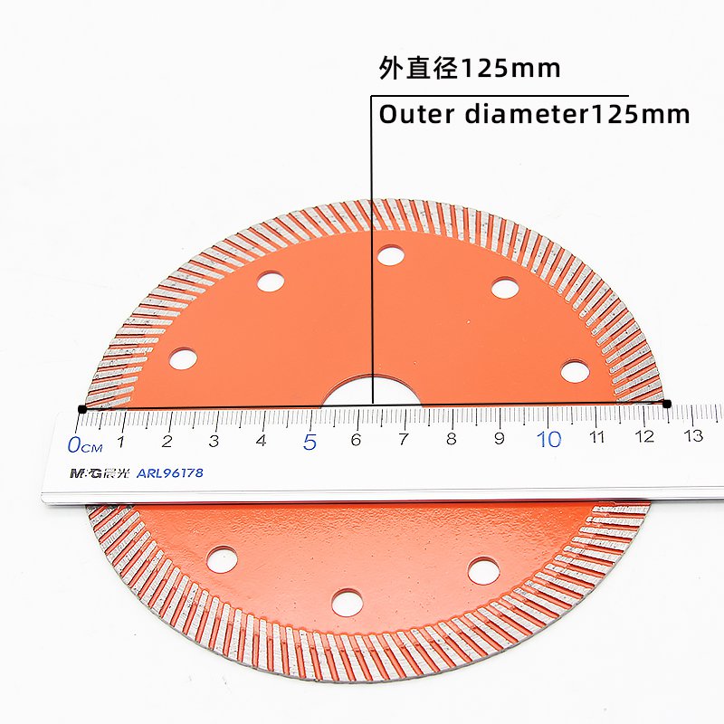 125mm Thin Corrugated Tile Blade with 10mm Segment - product view 5