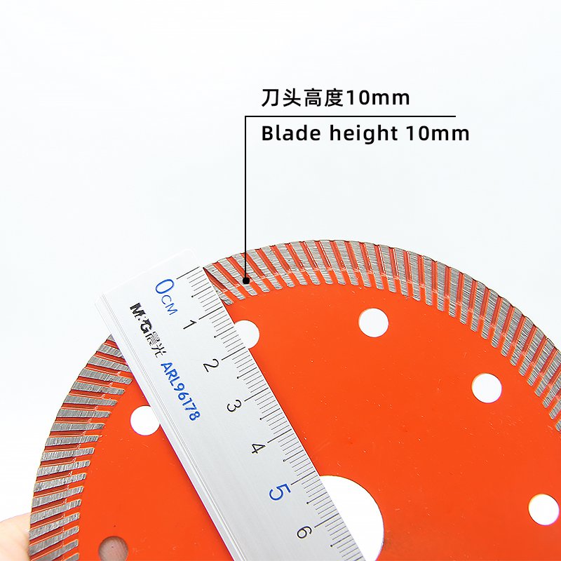 125mm Thin Corrugated Tile Blade with 10mm Segment - product view 2