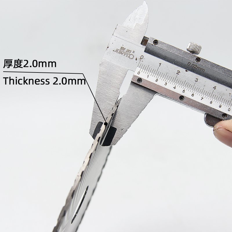 125mm Corrugated Stone Blade with 1.8mm Thickness - product view 6