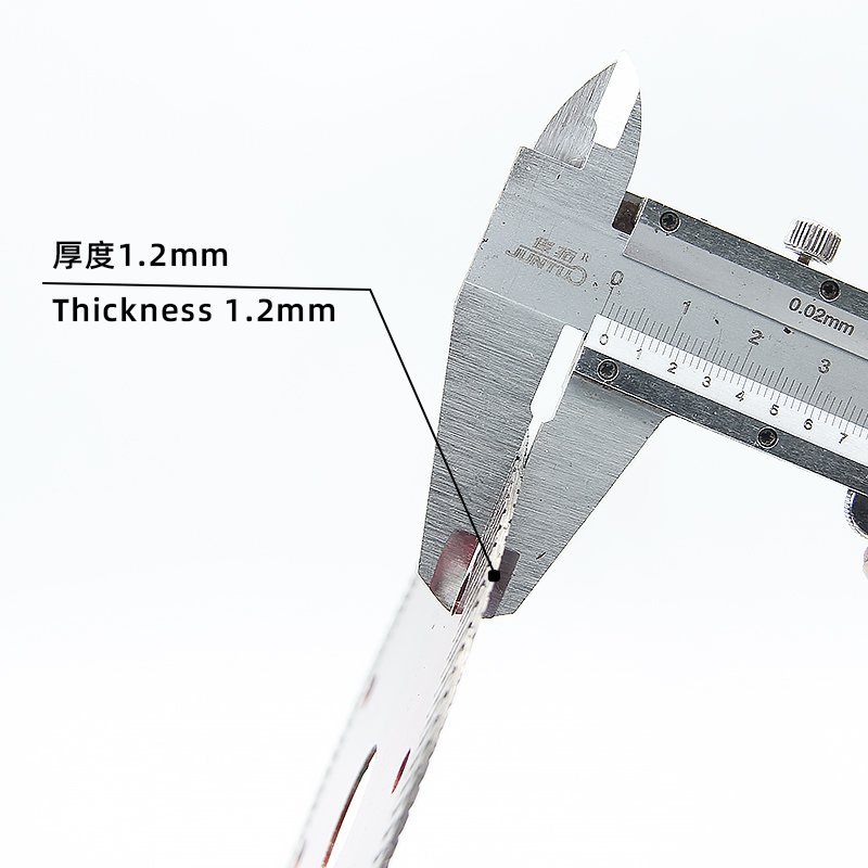 125mm Transparent Red Small Ripple Tile Blade - product view 6