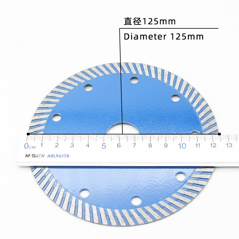 125mm Corrugated Stone & Tile Blade with 7mm Segment - product view 5