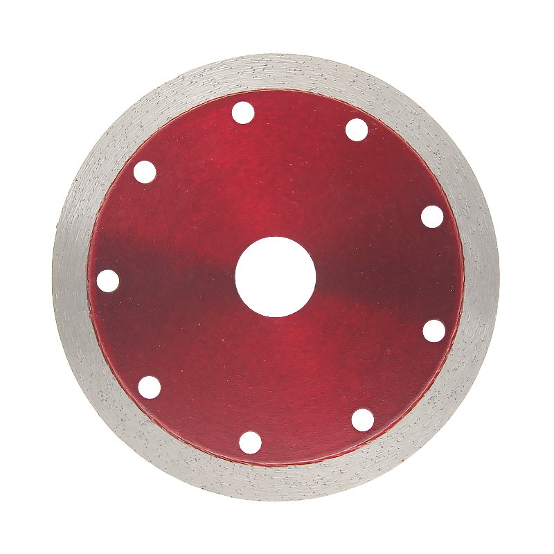 125mm Transparent Red Continuous Rim Stone Blade - product view 6