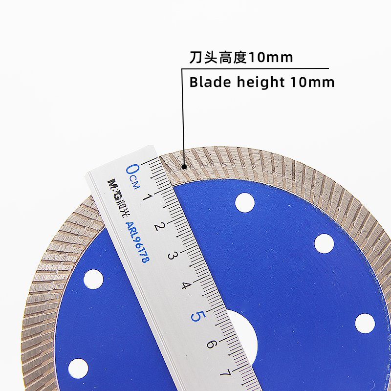 125mm Small Ripple Tile Blade with 10mm Segment - product view 3