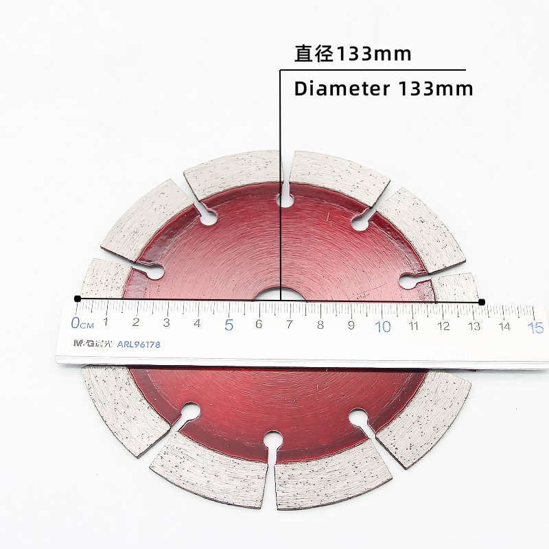 133mm Dry Cutting Stone Blade with 15mm Segment - product view 2