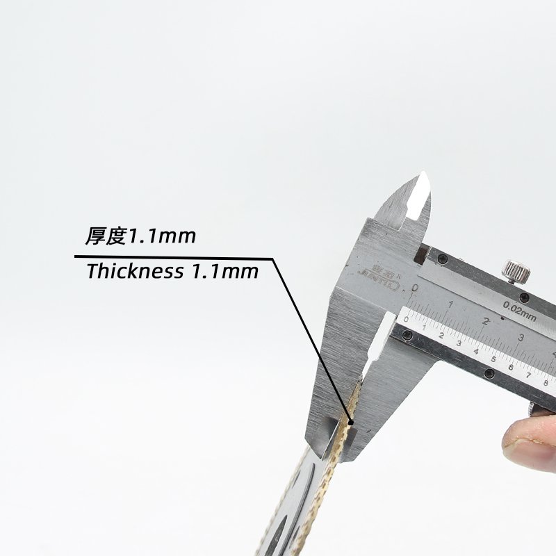 110mm Black Mesh Rim Ceramic Tile Blade with Custom Design - product view 6