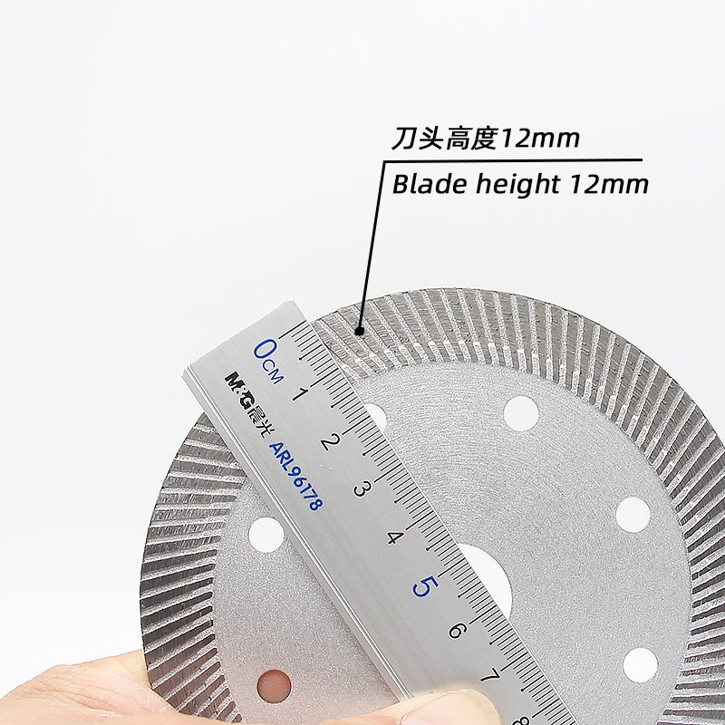 110mm Corrugated Tile Blade with 12mm Segment - product view 3