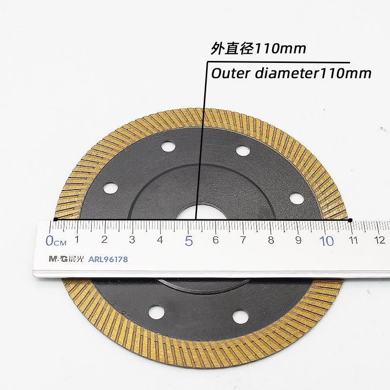 110mm Reinforced Flange Ceramic Tile Blade - product view 3
