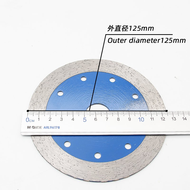 125mm Continuous Rim Wet Cutting Blade with 15mm Segment - product view 2