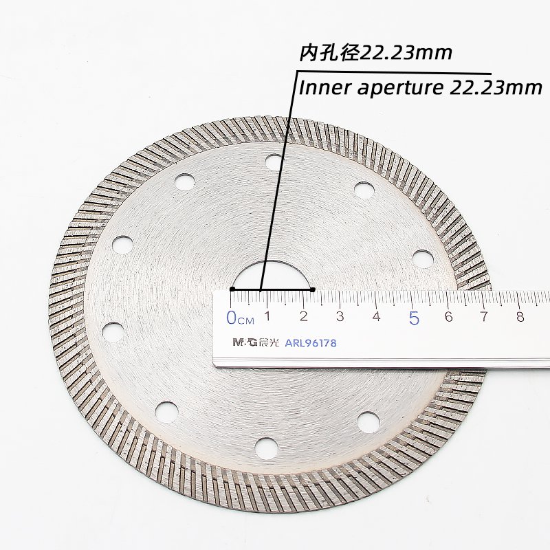 125mm Corrugated Ceramic Tile Blade with 1.4mm Thickness - product view 4
