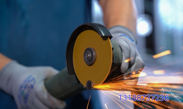 Factory production of diamond saw blades